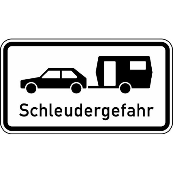 Stein HGS Schleudergefahr für Wohnwagengespanne Nr. 1006-30, 412x750mm /RA2/Flachform 3mm, 1006-30-323