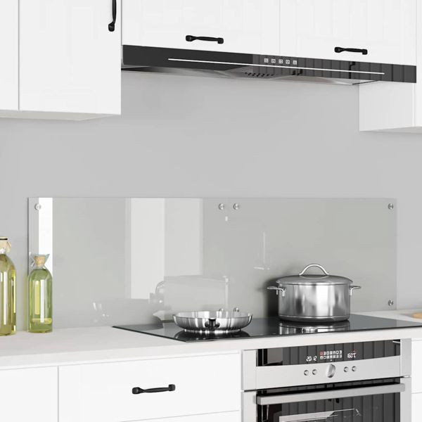 vidaXL Küchenrückwand Transparent 70 x 40 x 0.8 cm Gehärtetes Glas, 3415530