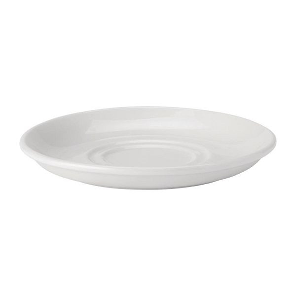 Utopia Reinweiß Doppeltopfuntertassen 150mm(24 Stück), DY334