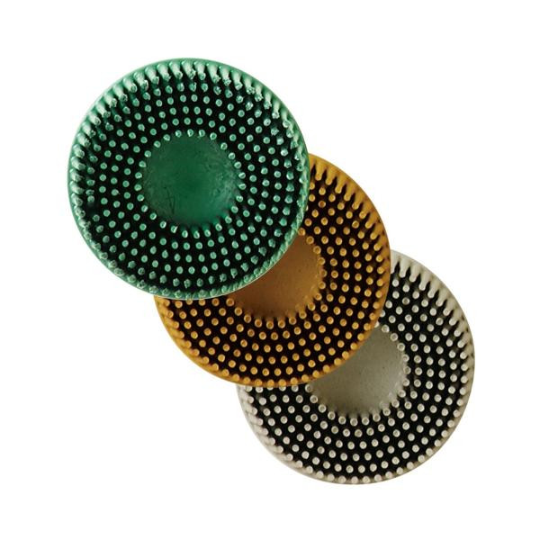 3M Scotch-Brite Roloc Bristle Disc RD-ZB, weiß, 25,4 mm x 15,9 mm, P120, VE: 80 Bürste, 7000000741