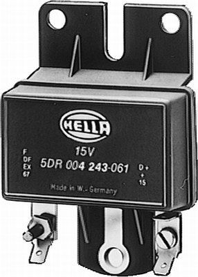 HELLA Generatorregler, 12V, Betriebsspannung: 14V, 5DR 004 243-051