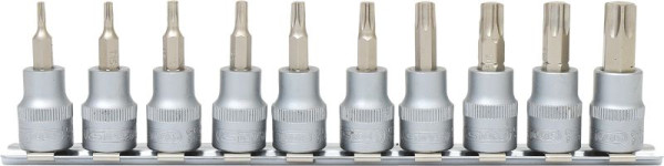 KS Tools 3/8" Bit-Stecknuss-Satz Torx, 10-teilig, T10-T55, 911.3935