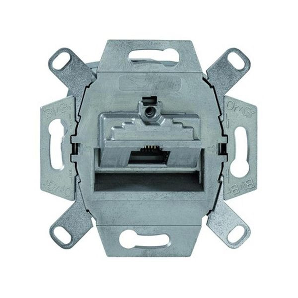 RUTENBECK Anschlussdose Cat6 UP 1xRJ45 Kanaleinband LSA designfähig UAE-CAT.6AISO-8UP0, 112620