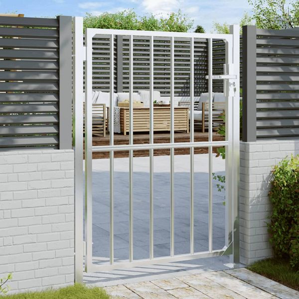 vidaXL Gartentor 100x125 cm Edelstahl, Material: Edelstahl, 376470