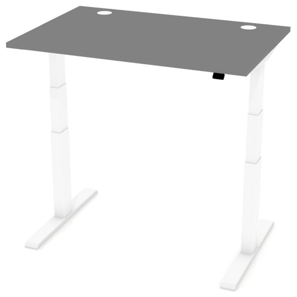 Deskin Sitz-/Stehschreibtisch, Anthrazit, 1200 x 800 x 640-1300 mm, 283036