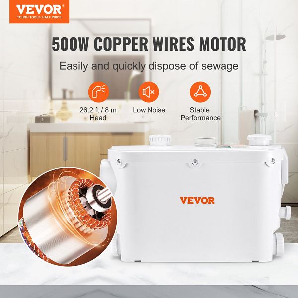 HECHT Tiefbrunnenpumpe - 260 Watt / 230v -240 V - 70 M Förderhöhe