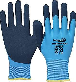 tprosafe Handschuh SecuFeel® Aqua, Größe 10, VE: 6 Paar, tp.1050159010