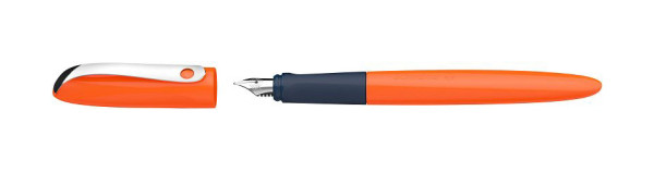 Schneider Füllhalter Wavy - Feder A, Patrone, orange, 162116