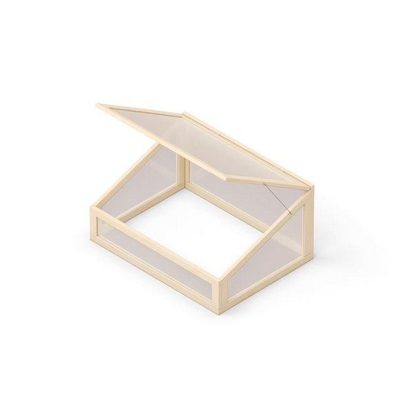 upyard Frühbeet-Aufsatz, Größe: 80 x 60 cm, Farbe natur, 160FB080X60N