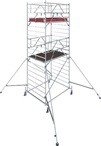 Krause Stabilo Fahrgerüst S50 Feldlänge: 2,00m, Arbeitshöhe: 6,40m, 781048
