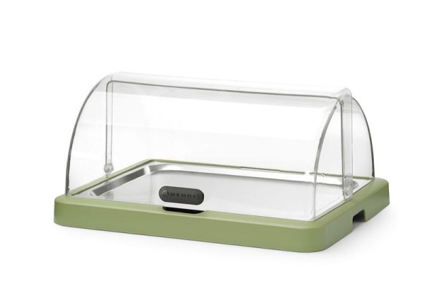 Hendi Roll-Top-Kühldisplay einzeln, grün mit 2 Kühlelementen, 871966