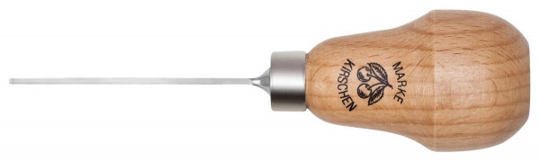 Kirschen Zierschnitzeisen mit Birnenheft, gerade, Stich 1, 1,5 mm, 5701000
