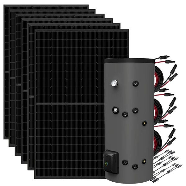 Offgridtec 2,7kWp Solaranlage mit 300L Fothermo Boiler zur Warmwasseraufbereitung, 4-01-018920