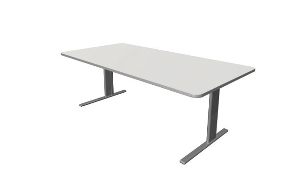 Kerkmann Schreibtisch Unic B 2000 x T 1000 x H 750 mm, weiß, 11334110