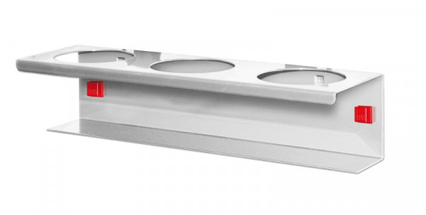 Kappes RasterPlan/ABAX Runddosenhalter 3-fach, alufarben, 3342.00.6201