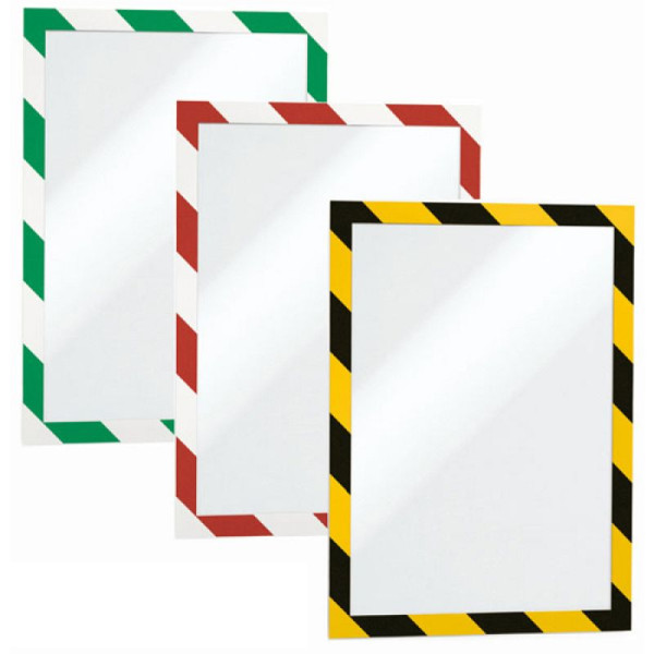 Stein HGS Magnetrahmen 'Duraframe', magnetisch, gelb/schwarz, VE: 5 Stück, di5130