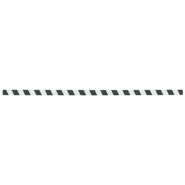 m2 Antirutschbelag Easy Clean nachleuchtend schwarz/grün Einzelstreifen 25x800mm, VE: 10 Stück, M3XV100251