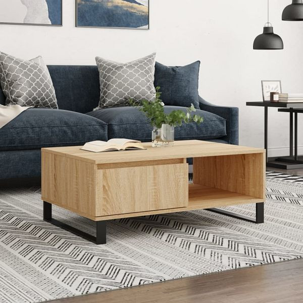 vidaXL Couchtisch Sonoma-Eiche 90x60x35 cm Holzwerkstoff, 827071