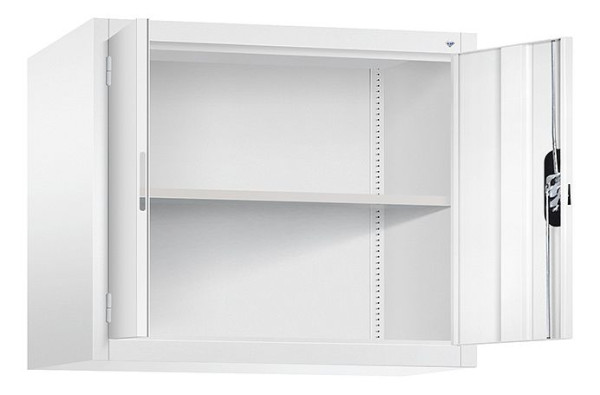 C+P Aufsatzschrank Acurado, H790xB930xT500mm, Farbe: Verkehrsweiß, Muldengriff, 9285-000 S10211