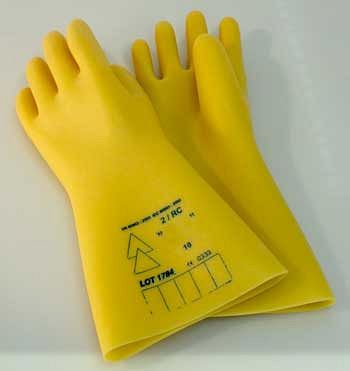 Lemp Elektriker-Handschuhe Größe 10, 17000V Klasse 2, 631710