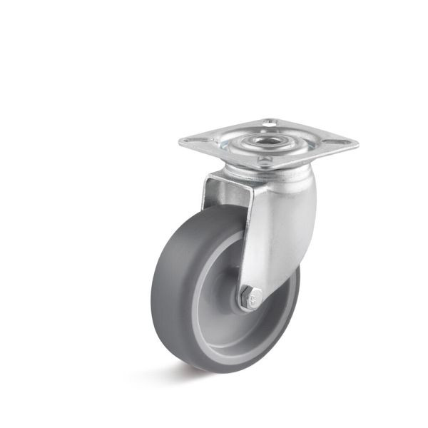 Torwegge Apparate-Rolle-Set mit Befestigungsplatte, VE: 4 Stück, L-AL-TPGK-050-, 0028119