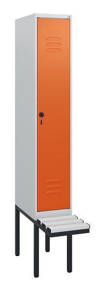 C+P Umkleidespind Classic PLUS, 1950x300x815mm, 7035/2004, Drehriegel, 0800405-10 S10060