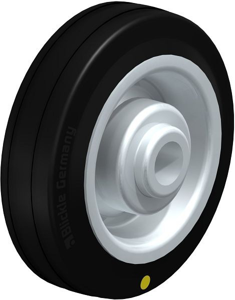 Blickle V 100/15R-EL Rad aus Vollgummi, Schwarz, 64204