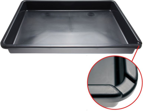 BGS Mehrzweckwanne mit Ausgießer, schwarz, 50 l, 9997
