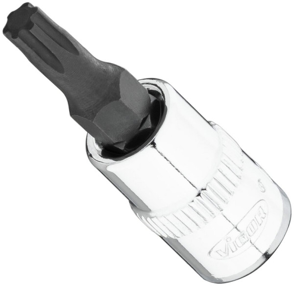 VIGOR T-Plus Schraubendreher-Einsatz, Vierkant 6,3 mm (1/4 Zoll), T+ Profil, T25+, V7037-IP25