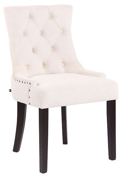 CLP Esszimmerstuhl Aberdeen Samt antik, creme, 314120