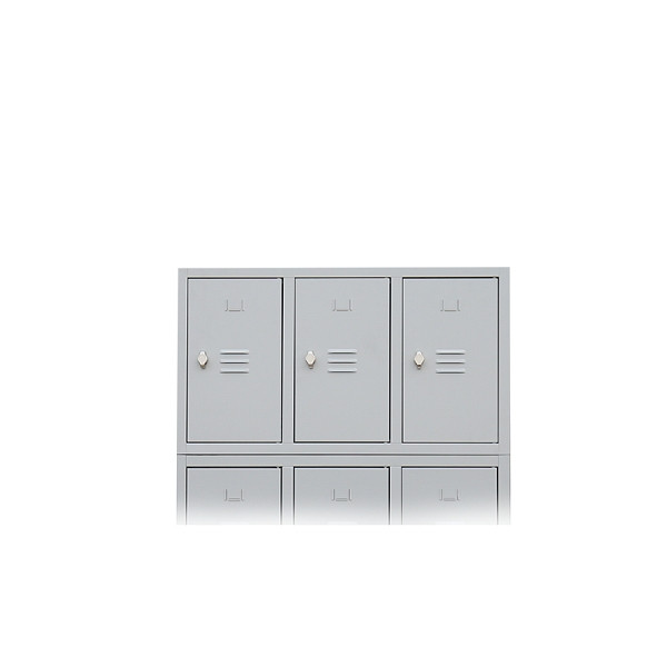 Lüllmann Aufsatzschrank, 500 x 1185 x 500 mm, lichtgrau, 524690