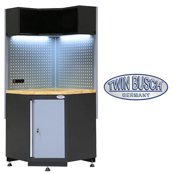 Twin Busch Werkstatt-Eck-Schranksystem, TWWS2C, 0802022269362