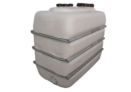 DENIOS Chemikalientank aus Polyethylen (PE), 2500 Liter Volumen, natur-transparent, 269742