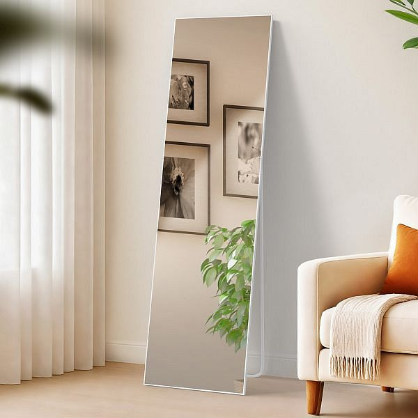 CLP Spiegel Benicia 140x40 cm, weiß matt, 326034, 4255716353780