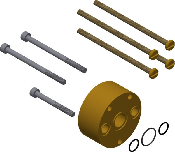 KWC Verlängerungsset, F5, für Elektronik-Thermostatbatterie als Wandeinbauarmatur, Tiefenausgleich 25 mm, 2030044782