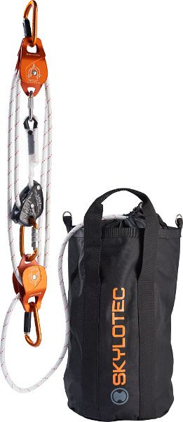 Skylotec Höhensicherungsgerät LORY PRO,DoubleRoll,passO-Tri, Pulley KIT 5:1, Super Static, Drybag, Länge: 100m, SET-301-100