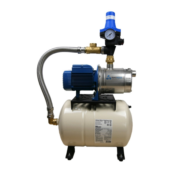 HyFlow HyMatic Multi 550 Eco Hauswasserwerk mit Druckschalter und Ausdehnungsgefäß, S32040