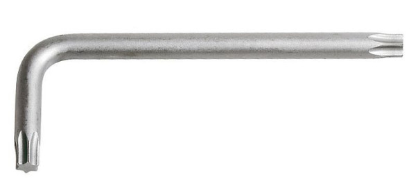 Kraftwerk Winkelstiftschlüssel für TX-Schrauben, matt verchromt T30, 3605-30
