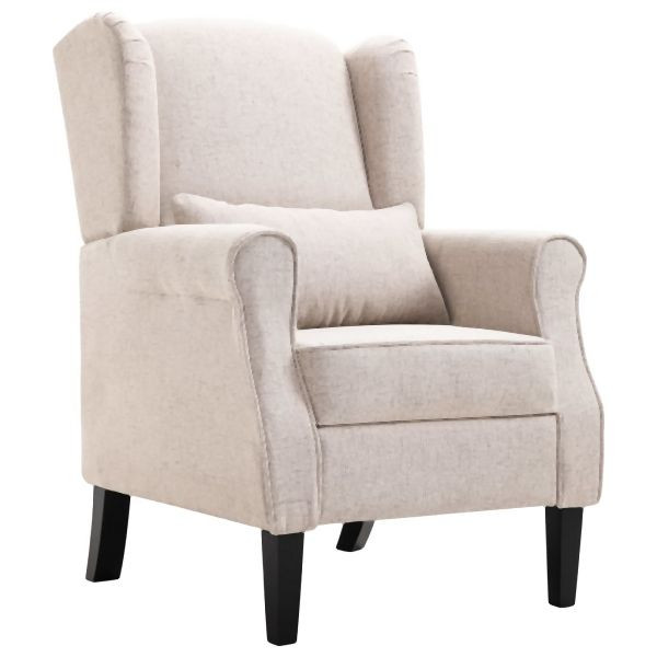 vidaXL Sessel Beige Stoff, stilvolles Design, Funktionalität, 248614