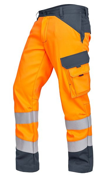 ROFA Bundhose 2381, Größe 52, Farbe 382-leuchtorange-grau, 6652381-382-52