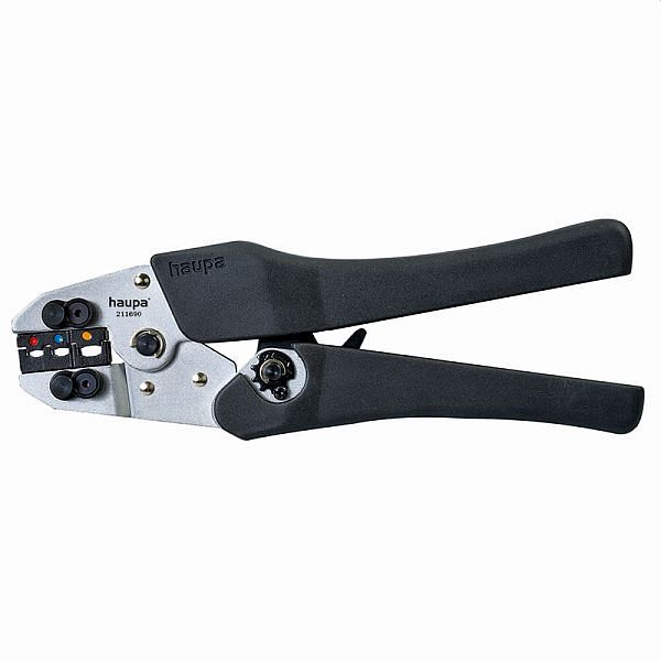Haupa Crimpzange X-Crimp Vario, flache Bauweise, 211690, 4011923549756