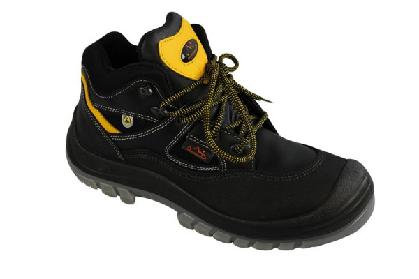 Hase Safety TIBET-ESD, Sicherheitshochschuh schwarz, EN20345-S3, Größe: 45, 52088-00-45