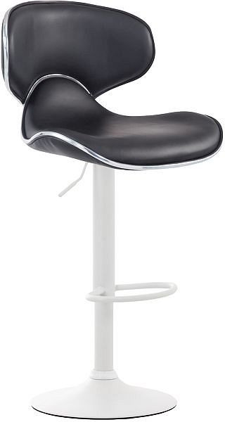 CLP Barhocker Las Vegas V2 weiß, schwarz, 315595, 4251756431266