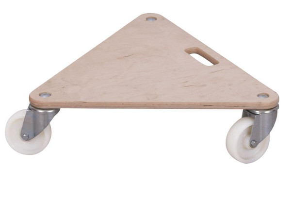 VARIOfit Triple-Dog mit Kunststofflenkrollen, Außenmaße: 540 x 540 x 145 mm, VE: 2 Stück, mh-540.000