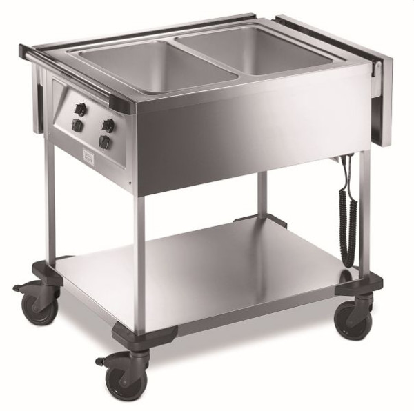 B.PRO SAW 2 Speisenausgabewagen aus rostfreiem Edelstahl, 572153