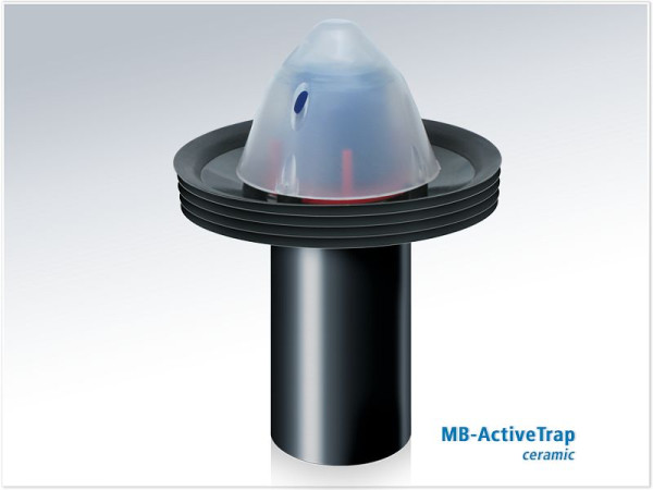 URIMAT MB-ActiveTrap - Keramik/Edelstahl (Geruchsverschluss), VE: 6 Stück, 52.206