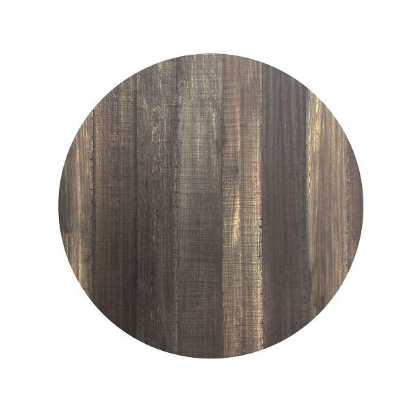 Feros HPL Tischplatte Tropical Wood Ø120 cm, 12120