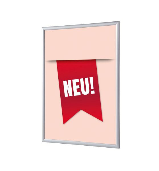 Showdown Displays Klapprahmen A4 Komplettset Neu Rot Deutsch, KRA4G25LPPI446