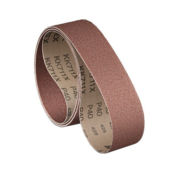Metallkraft Schleifbänder mit Gewebeunterlage NE-Metalle, Edelstahl, unlegierter Stahl 762 x 75 mm P120, 3357618