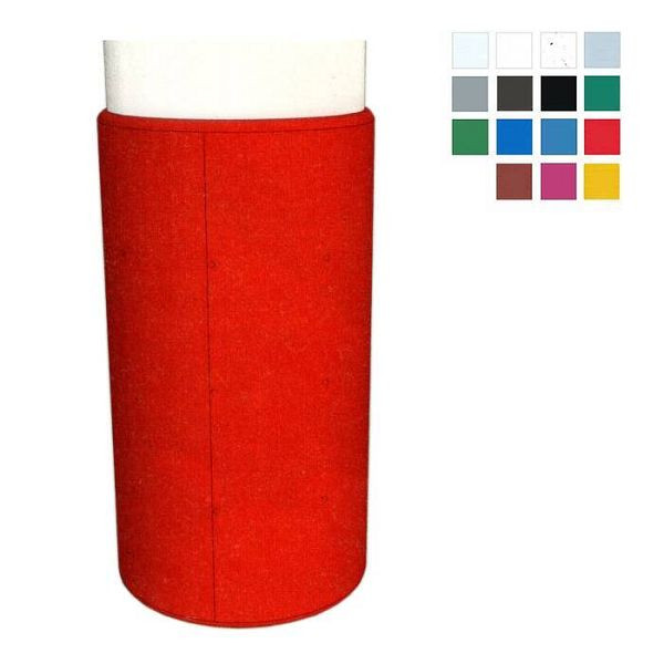 Stein HGS Säulenschutzprofil -Defender R20- für Rundsäulen, Säulendurchmesser 400 mm, Höhe 200 mm, schwarz (ähnlich RAL 9004), ohne Bohrung (lebensmittelecht), 38042-0101